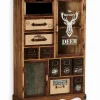 Commodes Déco|Cocktail Scandinave Commode en bois avec tête de cerf – WENDY
