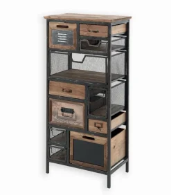 Commodes Déco|Cocktail Scandinave Commode en sapin avec 11 tiroirs – WENDY