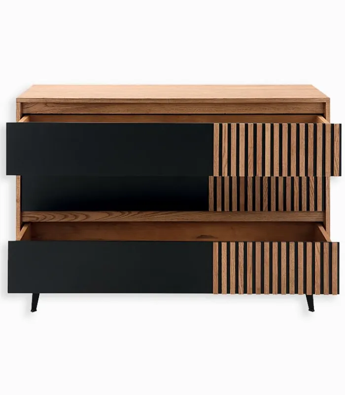 Commodes|Cocktail Scandinave Commode frêne ALSEN L 130 cm