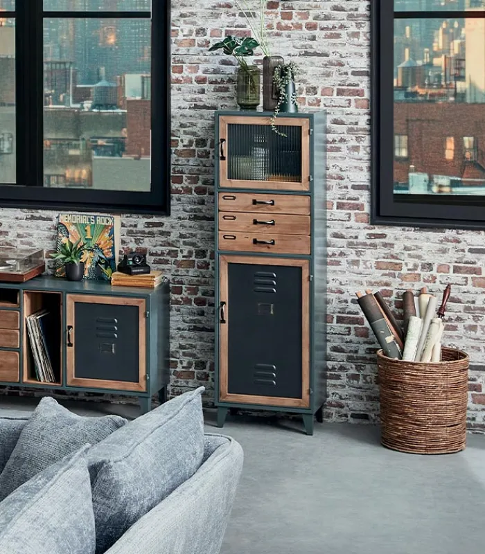 Commodes Déco|Cocktail Scandinave Commode MINDY 2 tiroirs