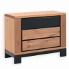 Commodes|Cocktail Scandinave Commode pin massif huilé 3 tiroirs FOX