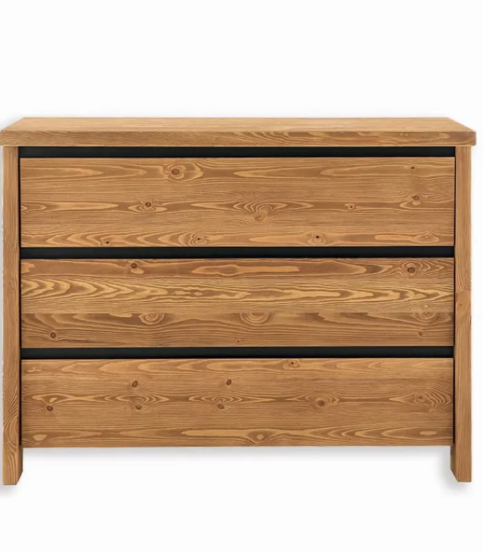 Commodes|Cocktail Scandinave Commode pin massif PETRA