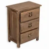 Commodes Déco|Cocktail Scandinave Commode sapin ANTIGO 3 tiroirs