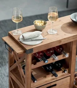 Bars & Étagères À Vin|Commodes Déco|Cocktail Scandinave Commode vintage 5 tiroirs WENDY