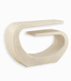 Consoles & Sellettes|Cocktail Scandinave Console SANTORIN blanche