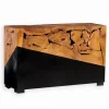 Découvrez Nos Meubles En Teck|Consoles & Sellettes|Cocktail Scandinave Console teck et métal PATTAYA