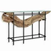 Découvrez Nos Meubles En Teck|Consoles & Sellettes|Cocktail Scandinave Console teck recyclé VAGAS