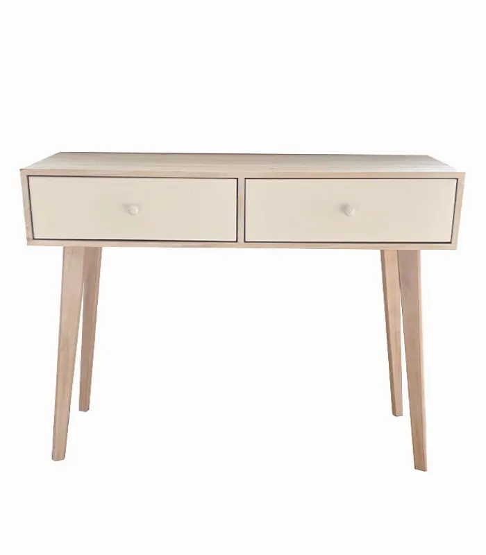 Consoles & Sellettes|Cocktail Scandinave Console 2 tiroirs LOGAN