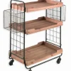 Dessertes|Cocktail Scandinave Desserte vintage sur roulettes WENDY