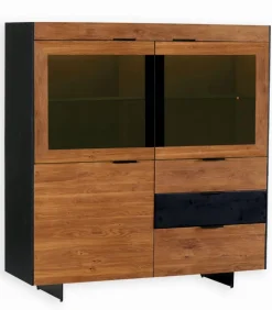 Vitrines & Enfilades|Cocktail Scandinave Enfilade chêne huilé ONTARIO