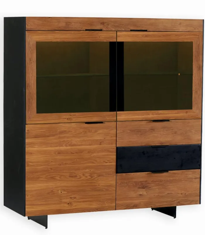 Vitrines & Enfilades|Cocktail Scandinave Enfilade chêne huilé ONTARIO