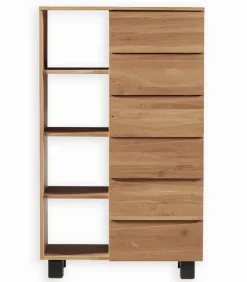 Vitrines & Enfilades|Cocktail Scandinave Enfilade chêne massif HALDEN