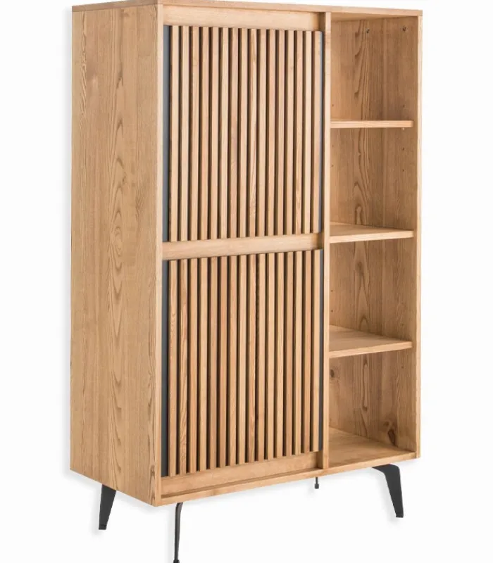 Vitrines & Enfilades|Cocktail Scandinave Enfilade frêne ALSEN