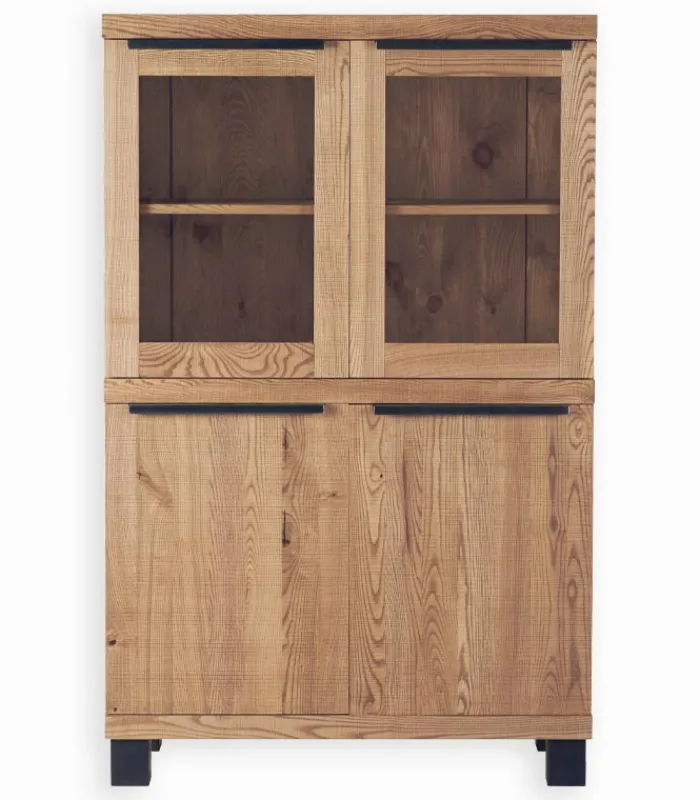 Vitrines & Enfilades|Cocktail Scandinave Enfilade frêne massif PIER