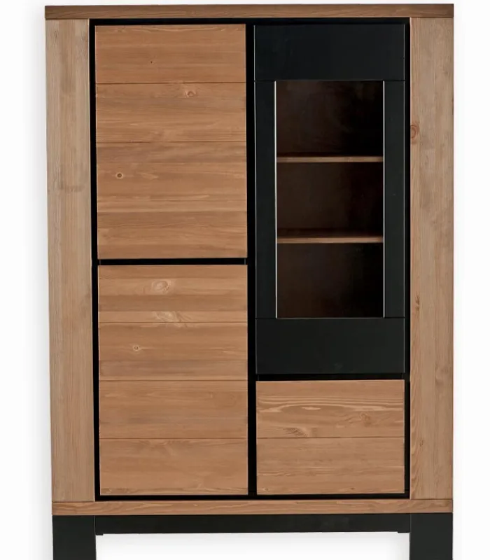 Vitrines & Enfilades|Cocktail Scandinave Enfilade pin massif FOX
