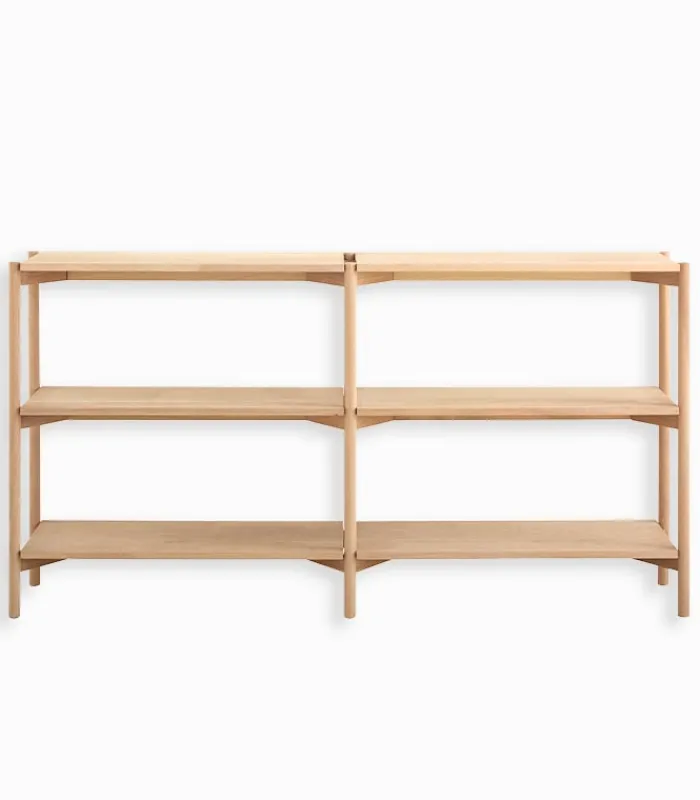 Etagères & Bibliothèques|Cocktail Scandinave Etagère chêne longue OXFORD