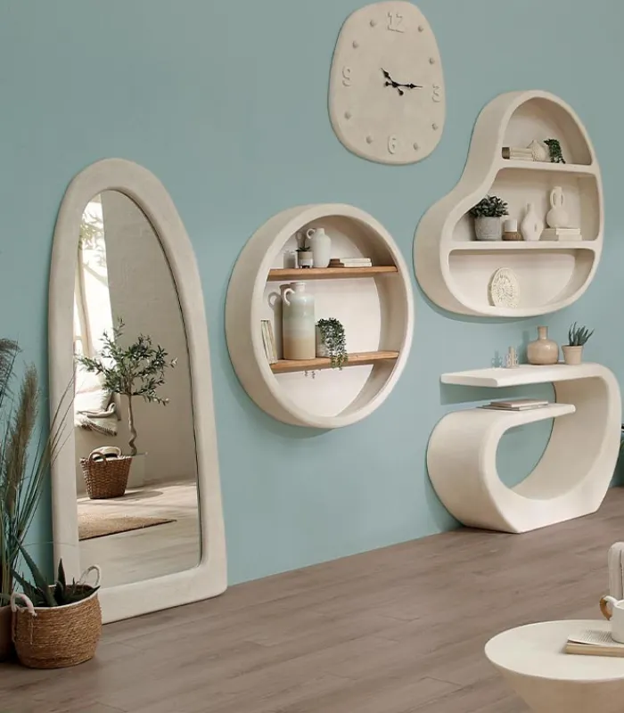 Etagères & Bibliothèques|Cocktail Scandinave Etagère murale ronde SANTORIN