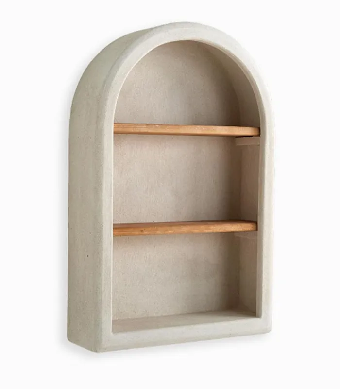 Etagères & Bibliothèques|Cocktail Scandinave Etagère murale SANTORIN 2 niveaux