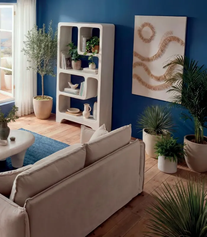 Etagères & Bibliothèques|Cocktail Scandinave Etagère 4 niches SANTORIN