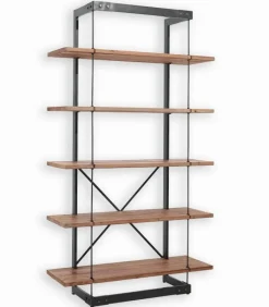 Etagères & Bibliothèques|Cocktail Scandinave Etagère sapin et fer 5 niveaux ZOOP