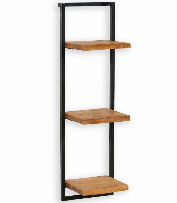 Découvrez Nos Meubles En Teck|Etagères & Bibliothèques|Cocktail Scandinave Etagère teck et métal laqué noir NAURU