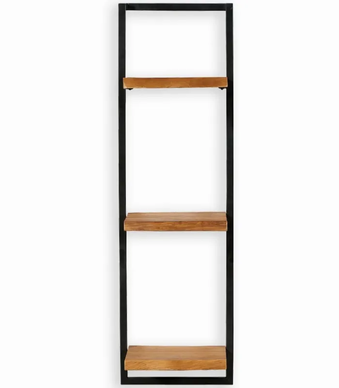 Découvrez Nos Meubles En Teck|Etagères & Bibliothèques|Cocktail Scandinave Etagère teck et métal laqué noir NAURU