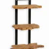 Découvrez Nos Meubles En Teck|Etagères & Bibliothèques|Cocktail Scandinave Etagère teck et métal 3 niveaux NAURU