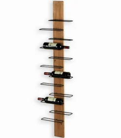 Bars & Étagères À Vin|Etagères & Bibliothèques|Cocktail Scandinave Etagère à vin murale en sapin et métal