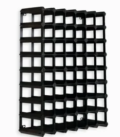 Bars & Étagères À Vin|Cocktail Scandinave Etagère à vin mural en métal WENDY
