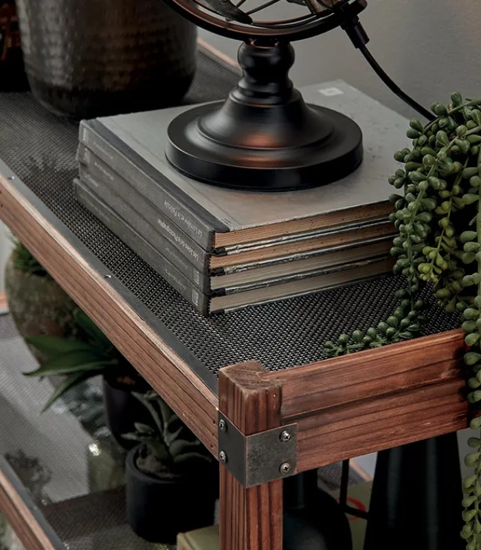 Etagères & Bibliothèques|Cocktail Scandinave Etagère WENDY 4 niveaux sur roulettes