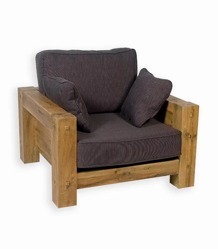Fauteuils|Cocktail Scandinave Fauteuil chêne massif NORWAY