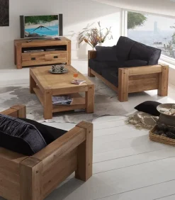Fauteuils|Cocktail Scandinave Fauteuil chêne massif NORWAY