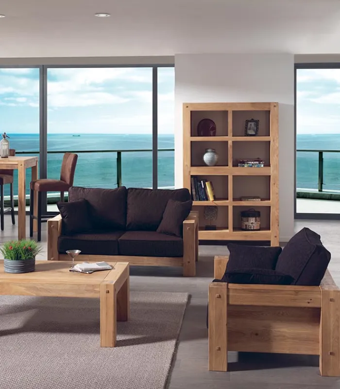 Fauteuils|Cocktail Scandinave Fauteuil chêne massif NORWAY