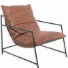 Fauteuils|Cocktail Scandinave Fauteuil cuir CORBY