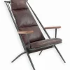 Fauteuils|Cocktail Scandinave Fauteuil cuir KITEN