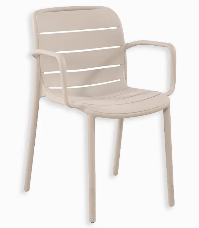 Fauteuils & Chaises De Jardin|Cocktail Scandinave Fauteuil de jardin empilable ATLIN