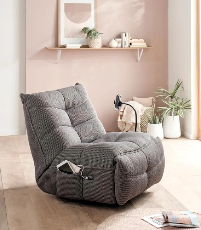 Fauteuils|Cocktail Scandinave Fauteuil relax électrique AYORA