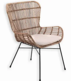 Fauteuils|Cocktail Scandinave Fauteuil rotin PRAYA