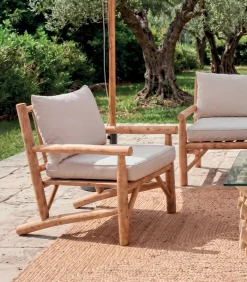 Fauteuils & Chaises De Jardin|Cocktail Scandinave Fauteuil teck BALI