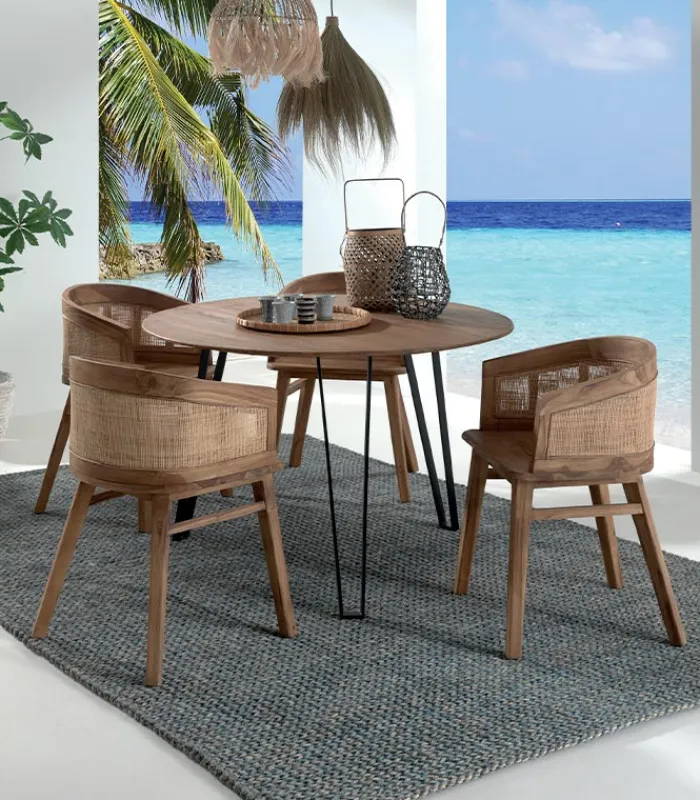 Découvrez Nos Meubles En Teck|Fauteuils|Cocktail Scandinave Fauteuil teck recyclé ELWOOD
