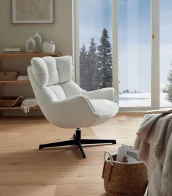Fauteuils|Cocktail Scandinave Fauteuil tournant BANON
