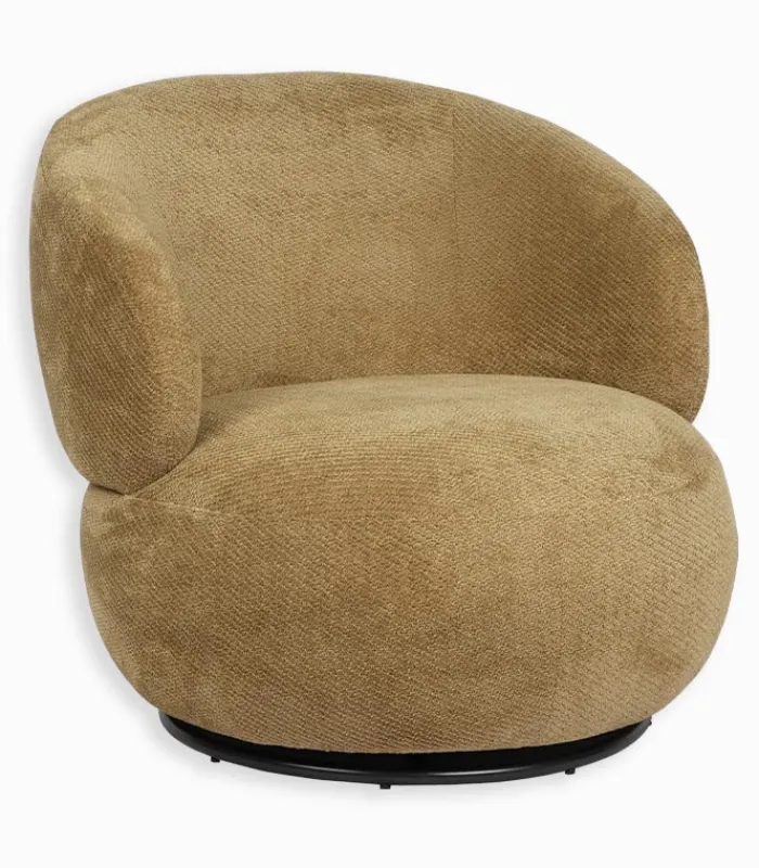 Fauteuils|Cocktail Scandinave Fauteuil Tournant ELTON