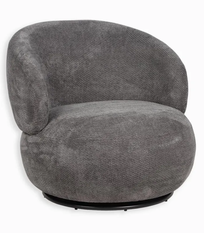 Fauteuils|Cocktail Scandinave Fauteuil Tournant ELTON