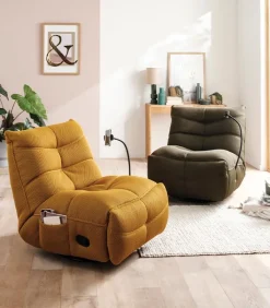 Fauteuils|Cocktail Scandinave Fauteuil tournant relax DOUGLAS