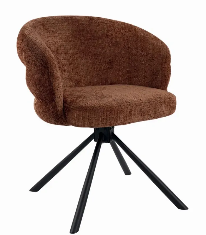 Fauteuils|Cocktail Scandinave Fauteuil tournant WOKING