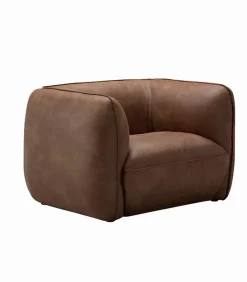 Fauteuils|Cocktail Scandinave Fauteuil WALNEY cognac