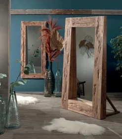 Découvrez Nos Meubles En Teck|Miroirs & Cloisons|Cocktail Scandinave Grand miroir KALI