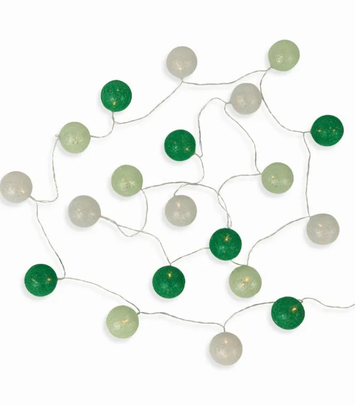 Décorations Led|Cocktail Scandinave Guirlande lumineuse KIM boules colorées GM