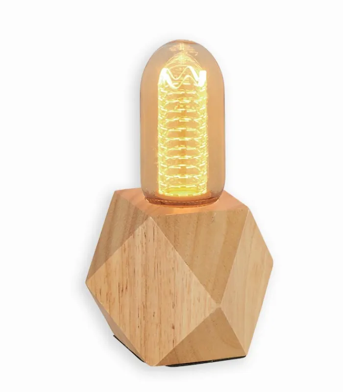 Lampes De Table|Cocktail Scandinave Lampe bois ONTO