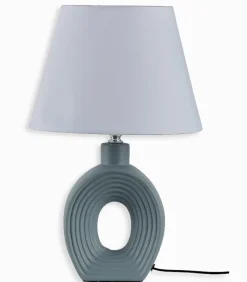 Lampes De Table|Cocktail Scandinave Lampe céramique grise GALA
